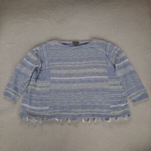 Joseph  A. Striped Pullover Shirt Size L